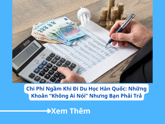 Chi Phí Ngầm Khi Đi Du Học Hàn Quốc: Những Khoản “Không Ai Nói” Nhưng Bạn Phải Trả!
