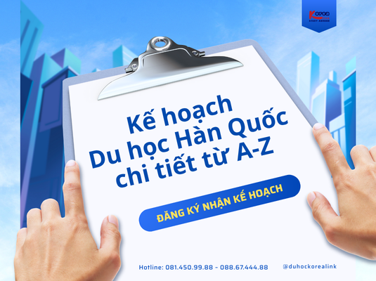 Kế hoạch du học Hàn Quốc chi tiết từ A–Z cho học sinh vừa học vừa làm (trong 1 năm đầu)